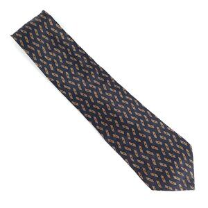 NEO bill blass Men Necktie 100% Silk Geometric Black Multi Size 61x4 - NWOT